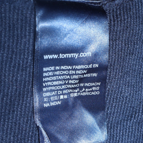 Mens UK Size M Tommy Jeans Blue Pullover Hoodie