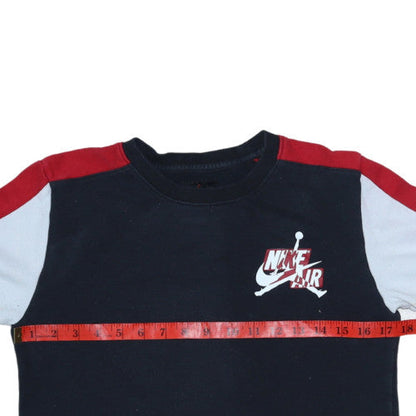 Nike Boys Multicoloured 12-13 Years Pullover Sweatshirt Crew Neck Logo