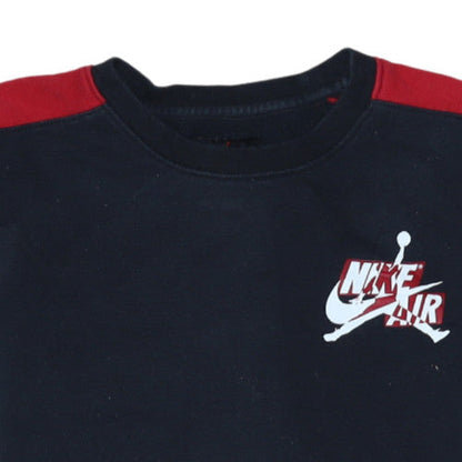 Nike Boys Multicoloured 12-13 Years Pullover Sweatshirt Crew Neck Logo