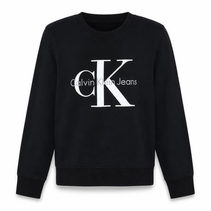 Womens UK Size M Calvin Klein Jeans Black Pullover Sweatshirt