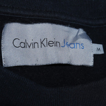 Womens UK Size M Calvin Klein Jeans Black Pullover Sweatshirt