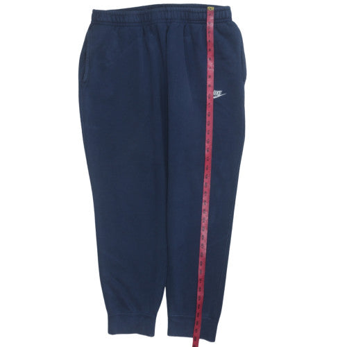 Nike Men's Blue XL Fleece Jogger Sweatpants Elastic Waist Tapered Fit