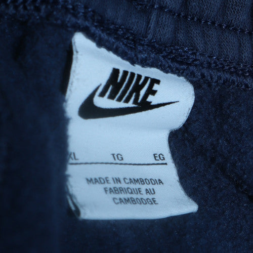 Nike Men's Blue XL Fleece Jogger Sweatpants Elastic Waist Tapered Fit