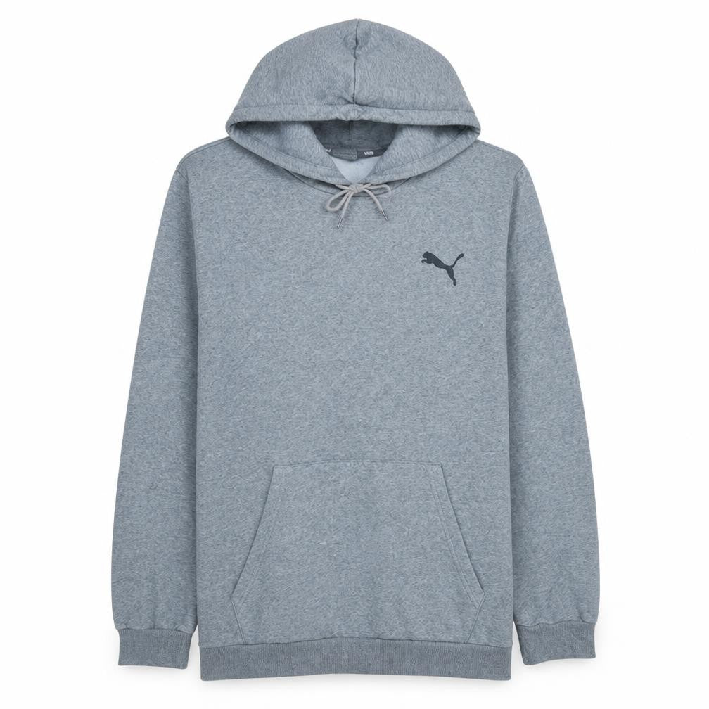 Mens UK Size 2XL PUMA Grey Pullover Hoodie
