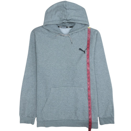 Mens UK Size 2XL PUMA Grey Pullover Hoodie