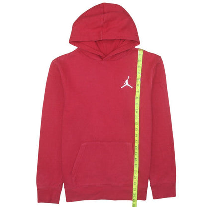 Jordan Boys Red Pullover Hoodie XL 13-15 Years Cotton Fleece Sweatshirt