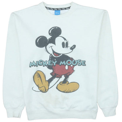 Womens UK Size S Disney White Pullover Sweatshirt