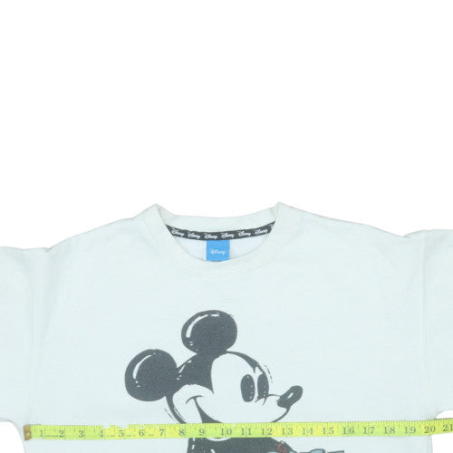 Womens UK Size S Disney White Pullover Sweatshirt