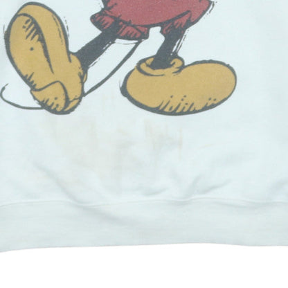Womens UK Size S Disney White Pullover Sweatshirt