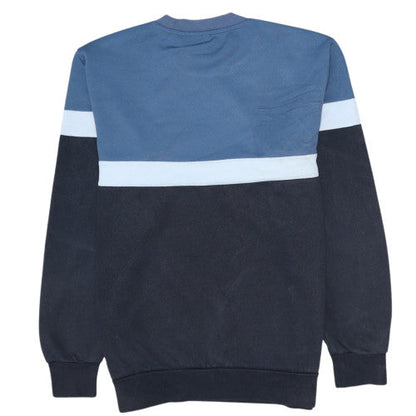 Mens UK Size M adidas Blue Pullover Sweatshirt