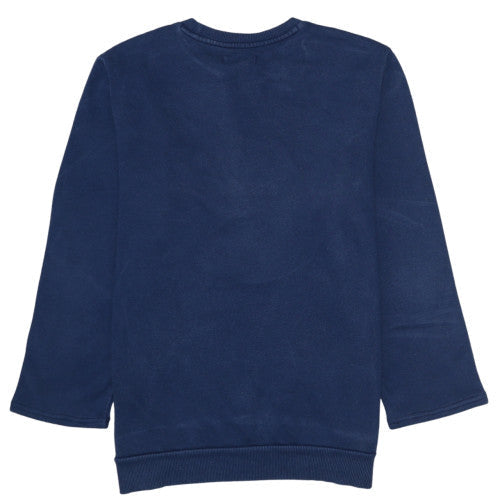 Mens UK Size M adidas Blue Pullover Sweatshirt