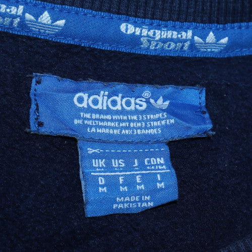 Mens UK Size M adidas Blue Pullover Sweatshirt