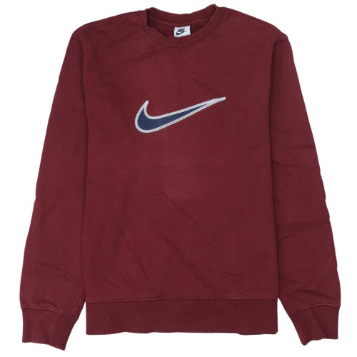 Mens UK Size L Nike Red Pullover Sweatshirt