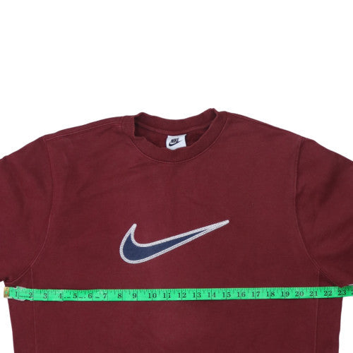 Mens UK Size L Nike Red Pullover Sweatshirt