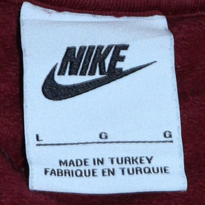 Mens UK Size L Nike Red Pullover Sweatshirt