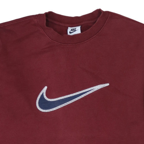 Mens UK Size L Nike Red Pullover Sweatshirt