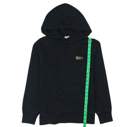 Womens UK Size XS Levi's Black Pullover Hoodie