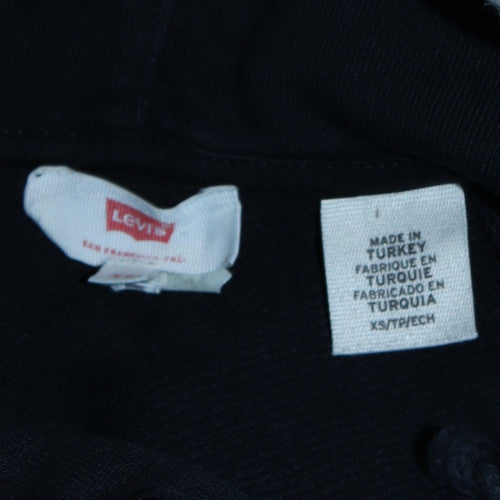 Womens UK Size XS Levi's Black Pullover Hoodie