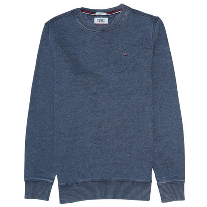 Mens UK Size S Tommy Jeans Blue Pullover Sweatshirt