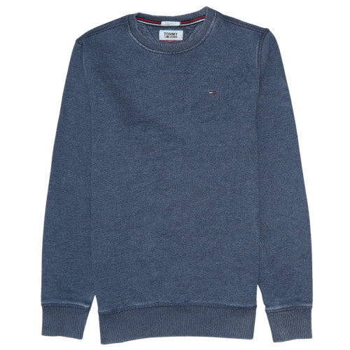 Mens UK Size S Tommy Jeans Blue Pullover Sweatshirt