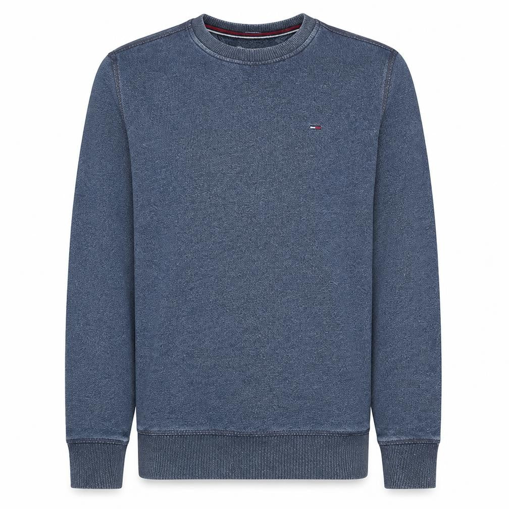 Mens UK Size S Tommy Jeans Blue Pullover Sweatshirt