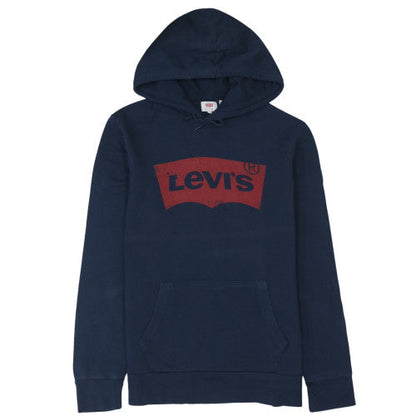 Mens UK Size L Levi's Blue Pullover Hoodie