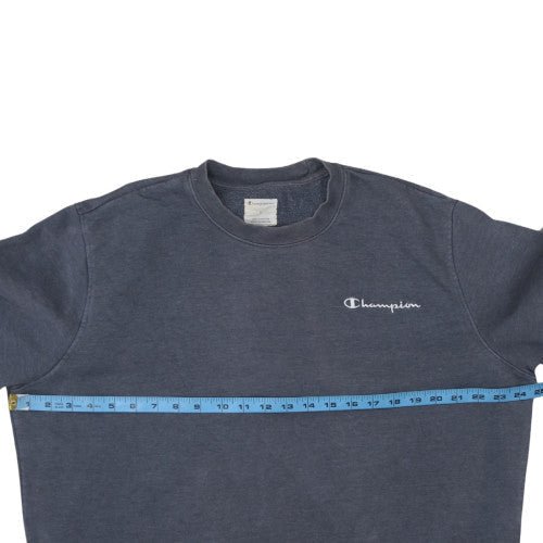 Mens UK Size L Champion Blue Pullover Sweatshirt