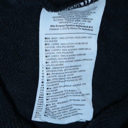 Mens UK Size M Nike Black Pullover Hoodie