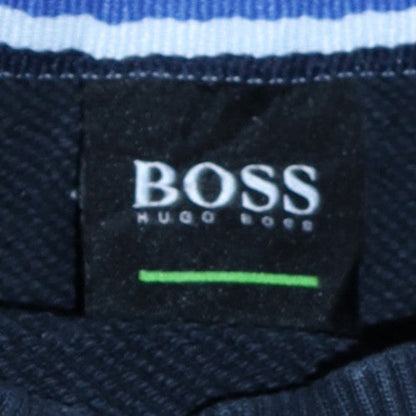 Mens UK Size M HUGO BOSS Blue Pullover Sweatshirt