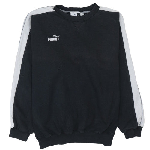 Mens UK Size M PUMA Black Pullover Sweatshirt