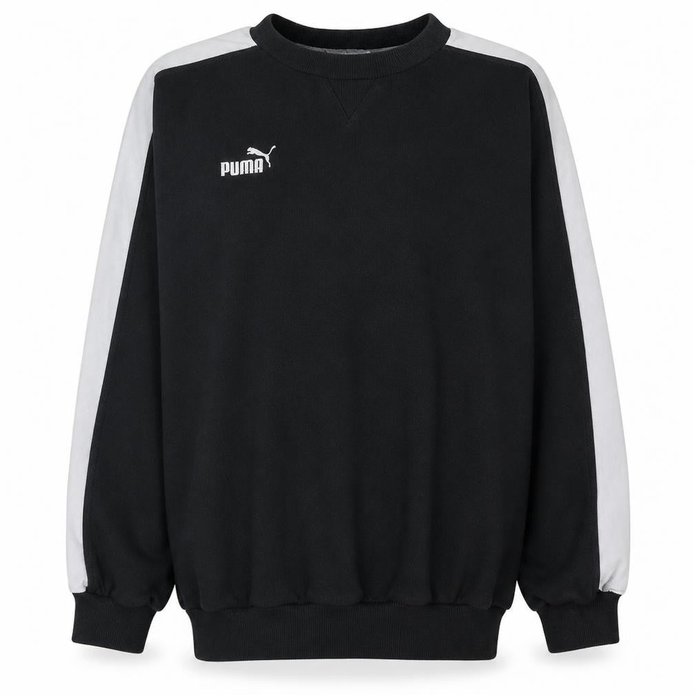 Mens UK Size M PUMA Black Pullover Sweatshirt