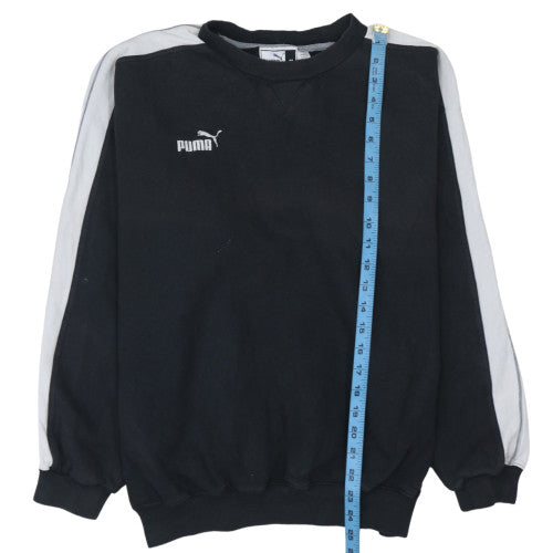 Mens UK Size M PUMA Black Pullover Sweatshirt