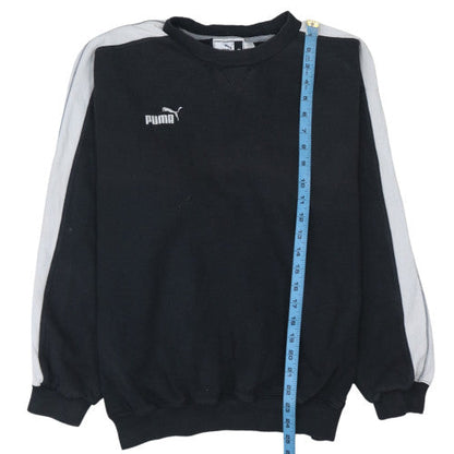 Mens UK Size M PUMA Black Pullover Sweatshirt