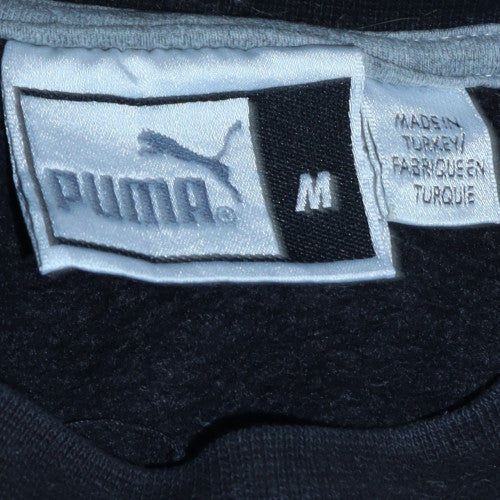 Mens UK Size M PUMA Black Pullover Sweatshirt