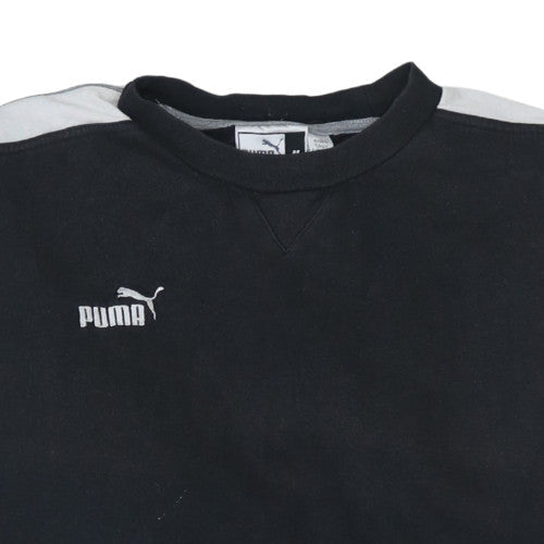 Mens UK Size M PUMA Black Pullover Sweatshirt