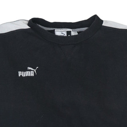 Mens UK Size M PUMA Black Pullover Sweatshirt