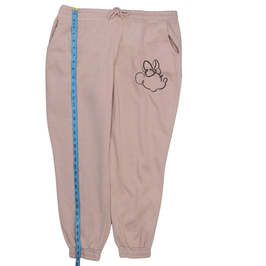 Primark Disney Women Pink Minnie Mouse Jogger Trousers L