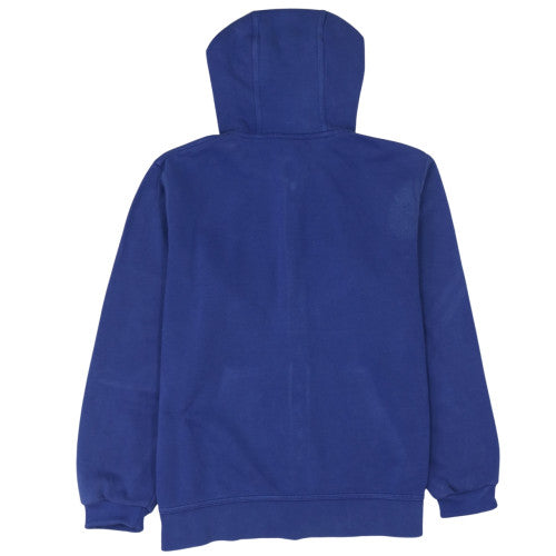 Womens UK Size L Nike Blue Full Zip Hoodie