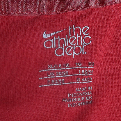 Womens UK Size 20 Nike Red Full Zip Hoodie