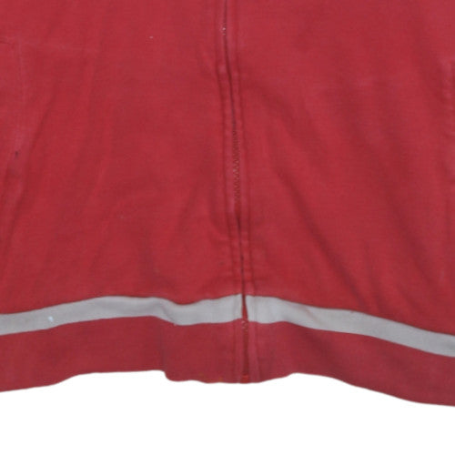 Womens UK Size 20 Nike Red Full Zip Hoodie