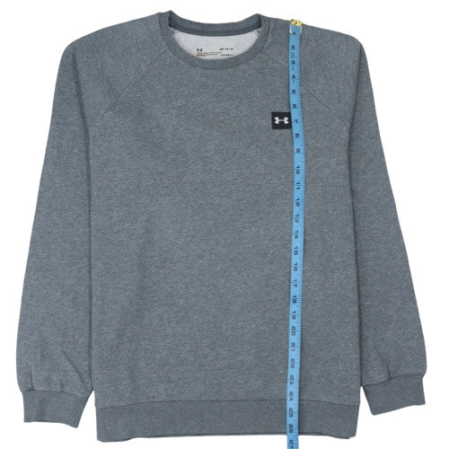 Mens UK Size M Under armour Grey Pullover Sweatshirt