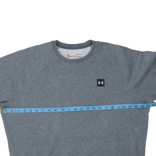 Mens UK Size M Under armour Grey Pullover Sweatshirt