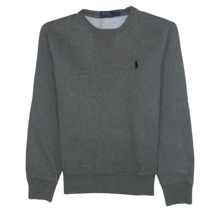 Mens UK Size S Ralph Lauren Grey Pullover Sweatshirt