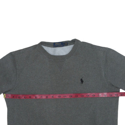 Mens UK Size S Ralph Lauren Grey Pullover Sweatshirt