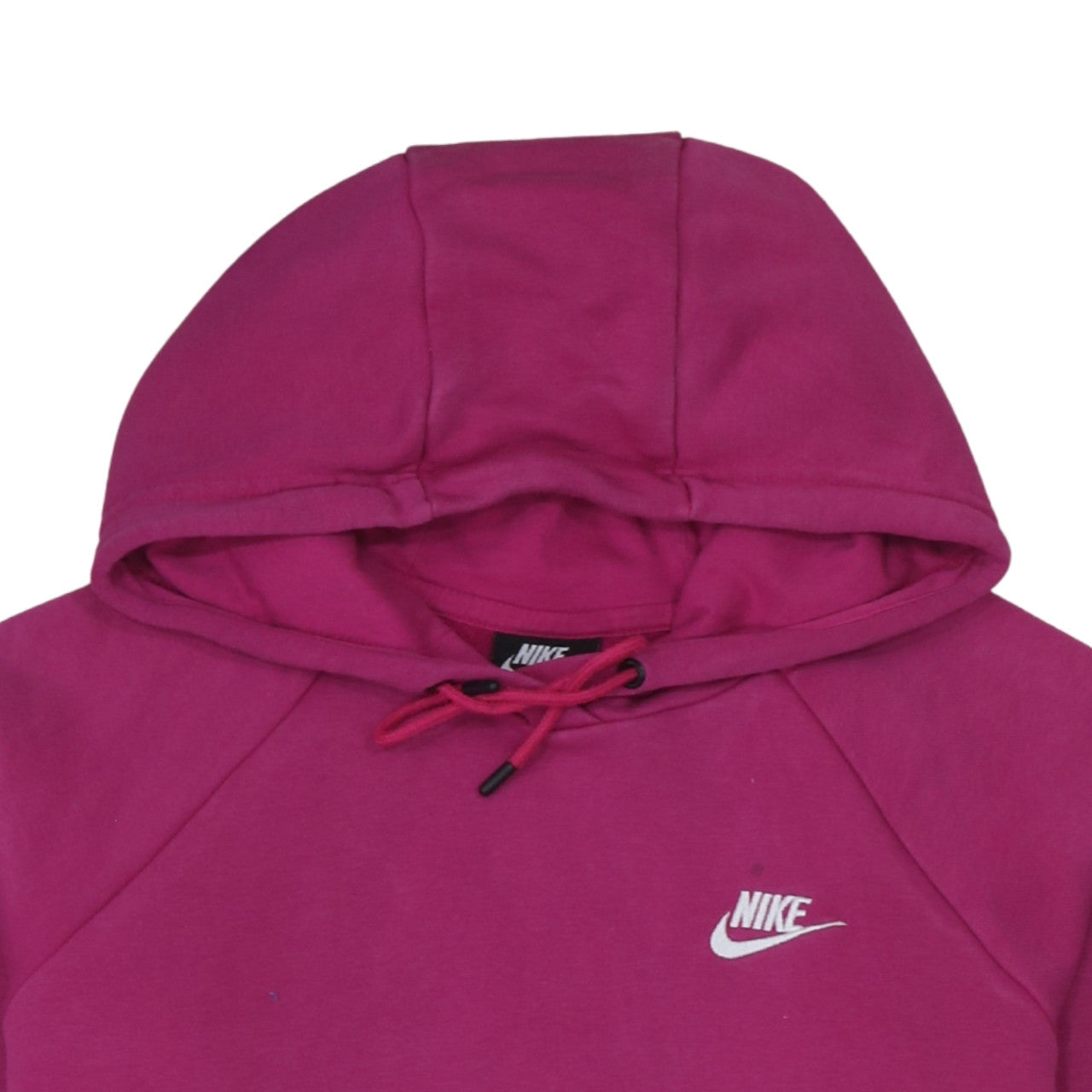 Womens UK Size S Nike Pink Pullover Hoodie