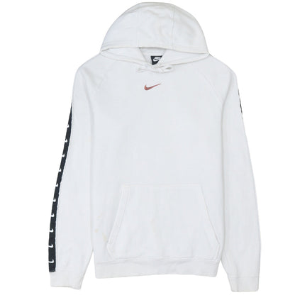 Mens UK Size S Nike White Pullover Hoodie