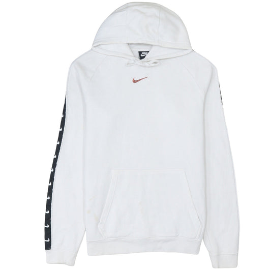 Mens UK Size S Nike White Pullover Hoodie