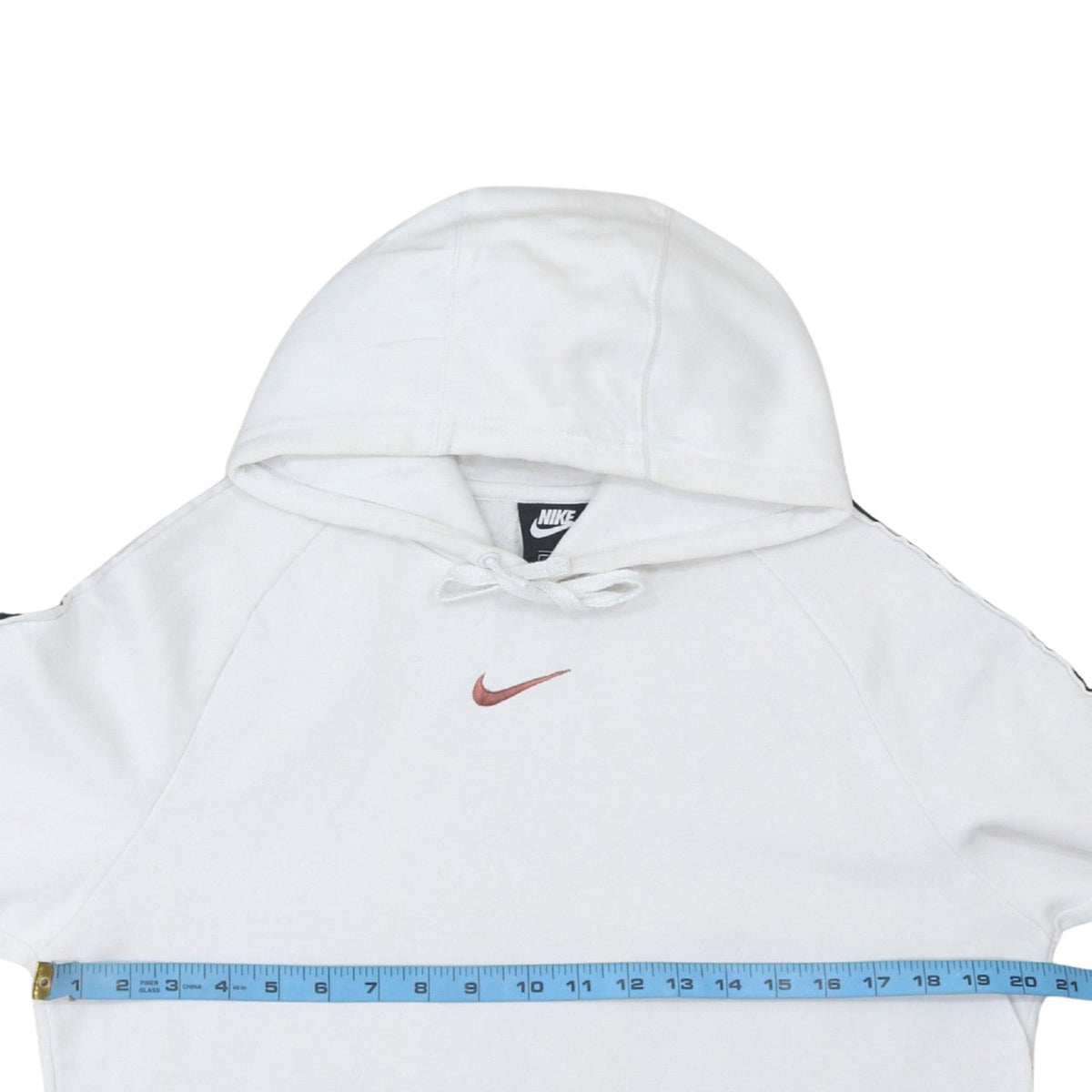 Mens UK Size S Nike White Pullover Hoodie
