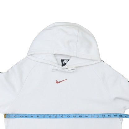 Mens UK Size S Nike White Pullover Hoodie
