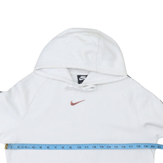 Mens UK Size S Nike White Pullover Hoodie